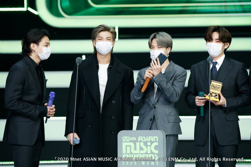 Bts Won 4 Awards At Mama 2020 Japan Feast