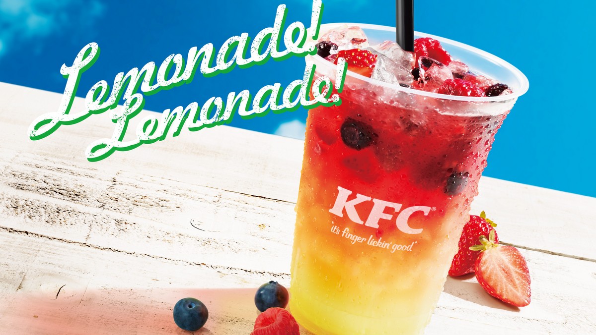 KFC Japan Brings Back Flavored Lemonade on April 21