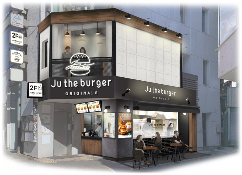 "Ju the burger" Opens Its Second Tokyo  Location in Harajuku on April 29