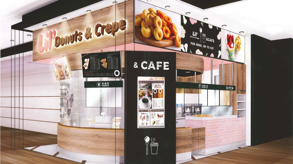 Lil’ Donuts & Crepe Reopens in Mitsui Outlet Park Iruma on April 14